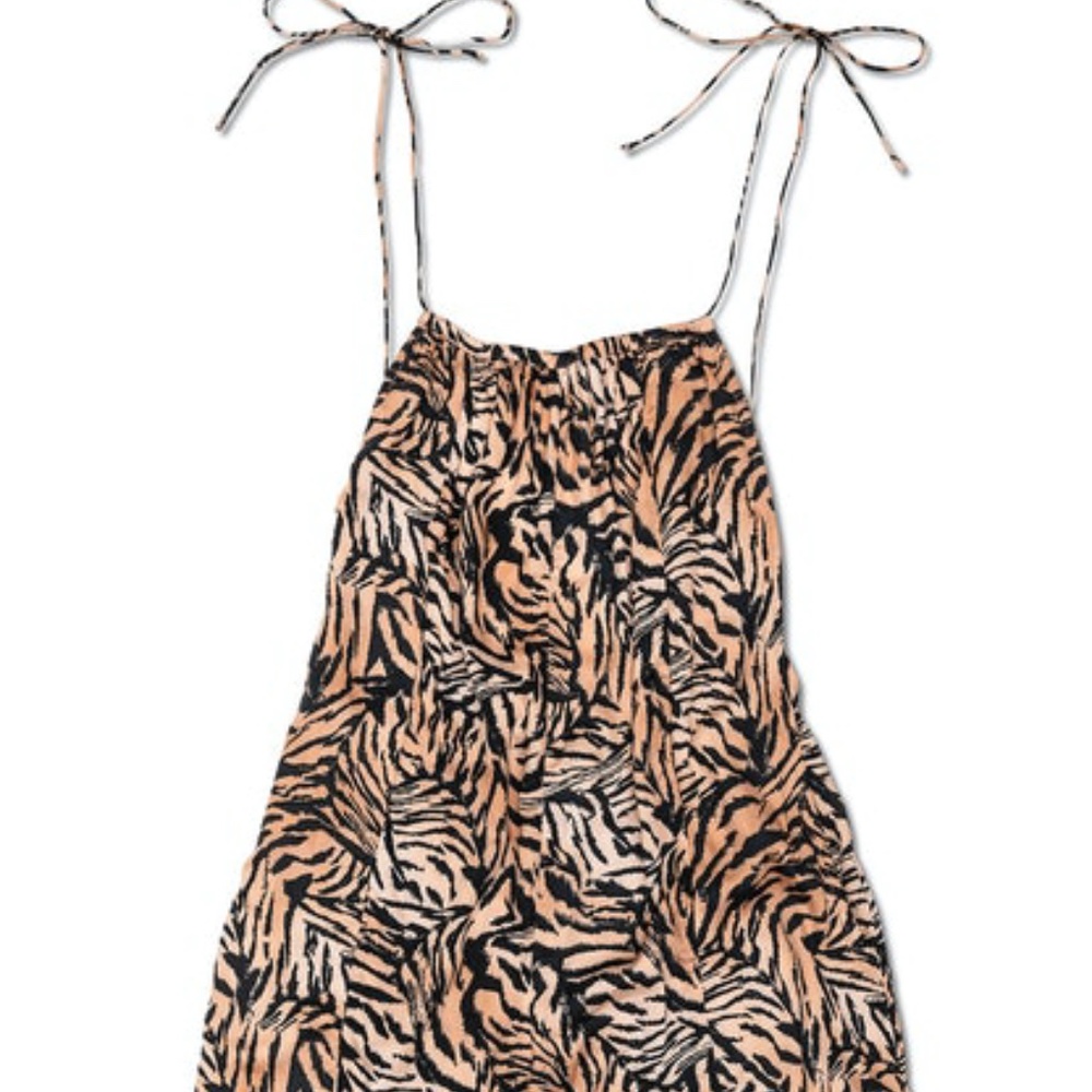 Tori Praver Tiger Jumpsuit NWT - Picture 4 of 4